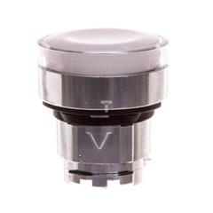 Napęd przycisku biały z podświetleniem z samopowrotem ZB4BW31