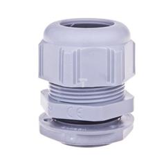 Dławnica kablowa poliamidowa M32 IP68 jasnoszara ISO-32 098006