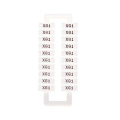 Oznacznik do złączek EURO 2,5-70mm2 /XG1/ 43192 (20szt.)