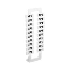 Oznacznik do złączek szynowych 2,5-70mm2 /XP1/ biały 43192 /20szt./