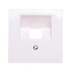 Merten System M Płytka centralna gniazda pojedyncza RJ45 kat.5e biel polarna MTN296219