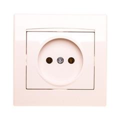 Anya Gniazdo pojedyncze b/u 16A IP20 kremowe AYA2900123