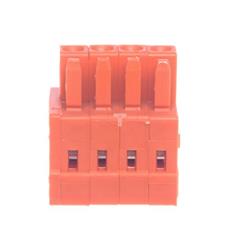 Gniazdo MCS-MINI Classic 4-biegunowe pomarańczowe raster 3,81 mm 734-204 