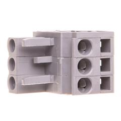 Gniazdo MCS-MIDI Classic kątowe 3-biegunowe szare raster 5mm 232-203/026-000 