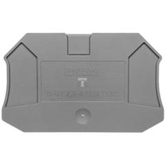 Ściana końcowa 2,2x65,4x47,5mm szara D-UT 2,5/4-QUATTRO 3047170