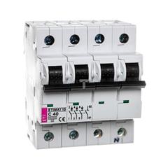Wyłącznik nadprądowy 3P+N C 40A 10kA AC ETIMAT10 002136720