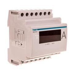 Amperomierz cyfrowy 1-fazowy 0-400A klasa 1,0 70x85mm SM401
