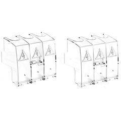 Osłony zacisków 3P do HAx HZC217