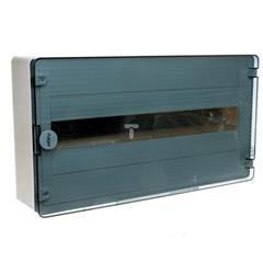 Rozdzielnica modułowa 1x22 natynkowa IP40 (drzwi transparentne) Golf VS122TD