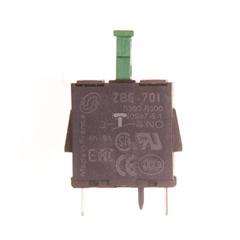 Blok zestyków pojedynczy 1Z do obudów drukowanych ZBE701