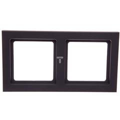 Berker Q.3 Ramka podwójna uniwersalna antracyt/ aksamit 10126096