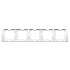 Simon Basic Neos Ramka pięciokrotna biała BMRC5/11 WMYZ-04520N-1013