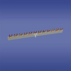 Szyna łączeniowa 1P 63A 10mm2 widełkowa 1F S12 1F-0 45.102