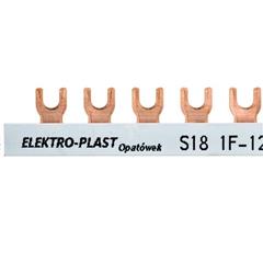 Szyna łączeniowa 1P 63A 12mm2 widełkowa (18 mod.) 1F S18 1F-10 45.308