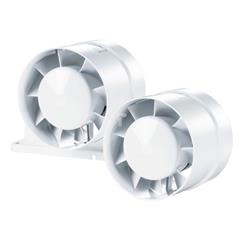Wentylator kanałowy fi 125 230V 16W 38dB o przepływie mieszanym 125VKO