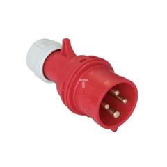 Wtyczka przenośna 16A 4P 9h 400V 3P+Z czerwona SHARK 7014-6