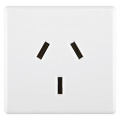 Gniazdo standard argentyński pojedyncze z/u 10A IP20 białe GW20248