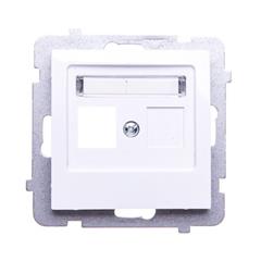 AS Pokrywa gniazda teleinformatycznego pojedynczego Keystone biała GPK-1G/p/00