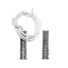 Czujka kontaktronowa systemu alarmowego wpuszczana magnetyczna z rezystorem 1,1 kOhm metalowa K-3 2E