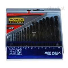 Komplet wierteł walcowych do metalu HSS 1-10mm [EXPERT] MN-60-934 /19szt./