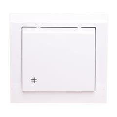 KIER Łącznik krzyżowy biały ŁP-4W/00