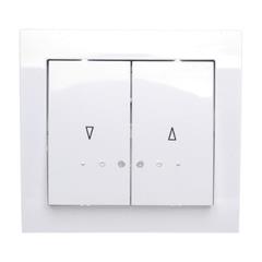 KIER Łącznik żaluzjowy z podświetleniem biały ŁP-7WS/00  