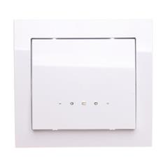 KIER Łącznik jednobiegunowy z podświetleniem biały ŁP-1WS/00  