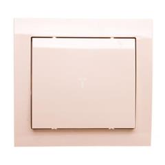 KIER Łącznik jednobiegunowy beżowy ŁP-1W/01