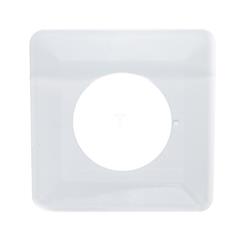 SENTIA Osłona ściany pojedyncza biała tworzywo pozioma 2100-00