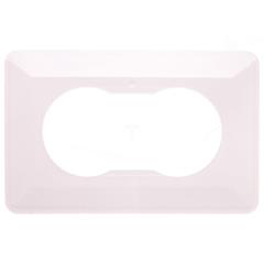 SENTIA Osłona ściany podwójna biała tworzywo pozioma 2100-20