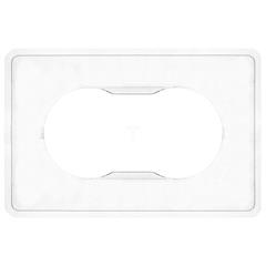 SENTIA Osłona ściany podwójna transparentna tworzywo pozioma 2100-22