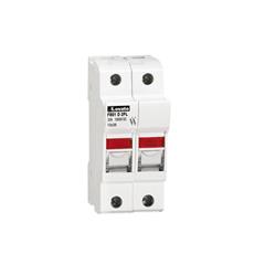 Podstawa bezpiecznikowa DC z sygnalizacją PV 2P 32A 1000V 10x38mm FB01D2PL