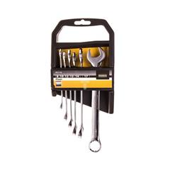 Komplet kluczy płasko-oczkowych 8-17mm CR-V FLASH /6szt/ MN-51-266