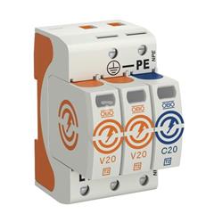 Ogranicznik przepięć C 2P+N 40kA 280V V20-2+NPE-280 5095252
