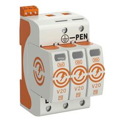 Ogranicznik przepięć C 3P 20kA 550V V20-3+FS-550 5095313