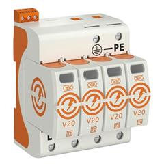Ogranicznik przepięć C 4P 20kA 550V V20-4+FS-550 5095314