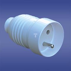 Gniazdo przenośne białe 16A 2P+Z 230V IP44 AWA-G1 51.65