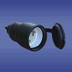 Gniazdo przenośne gumowe 16A 2P+Z 230V IP44 AWA-GO 51.70