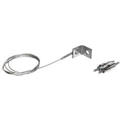 Zawiesie linkowe z łącznikiem kątowym 1,5mm 1m SLK15L1AB 196500