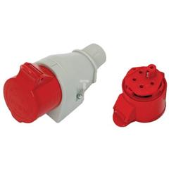 Gniazdo izolacyjne stałe 16A 400V 4P IP44 /zaciski gwintowe/ 124