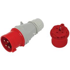 Wtyczka izolacyjna przenośna 32A 400V 5P IP44 /zaciski gwintowe/ 107