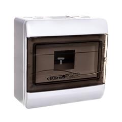 Rozdzielnica modułowa 1x9 n/t zaciski PE i N 2x16+8x10mm2 IP55 6662-209