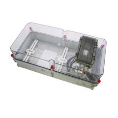 Zestaw zabezpieczeniowo-pomiarowy ZP-50 przeźroczysty okienko 8-mod 9703-000