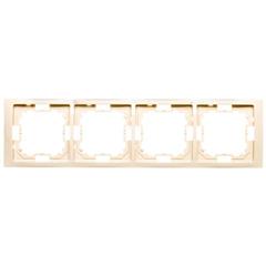 Simon Basic Neos Ramka poczwórna beżowy BMRC4/12 WMYZ-04420N-9013