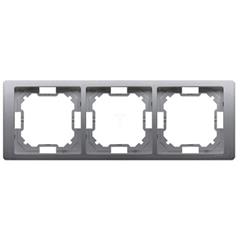 Simon Basic Neos Ramka potrójna stal inox BMRC3/21 WMYZ-04320N-J013