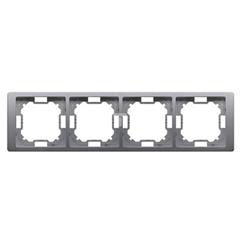 Simon Basic Neos Ramka poczwórna stal inox BMRC4/21 WMYZ-04420N-J013