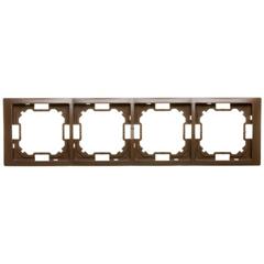 Simon Basic Neos Ramka poczwórna czekoladowy BMRC4/47 WMYZ-04420N-5013