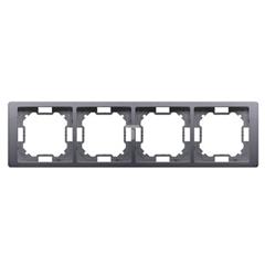 Simon Basic Neos Ramka poczwórna srebrny matowy BMRC4/43 WMYZ-04420N-4013