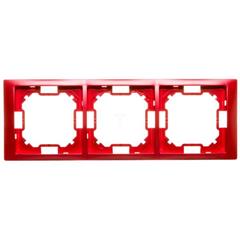 Simon Basic Neos Ramka potrójna rubinowy BMRC3/033 WMYZ-04320N-7013