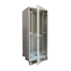 Szafka stojąca 19cali 42U 800x2055x800mm szara drzwi szklane CL-SU19 42U-8/8